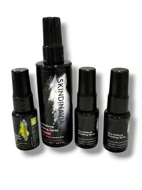 Skindinavia Bundle Women’s Makeup Finishing Primer Spray Bottle Oil-Free Bridal